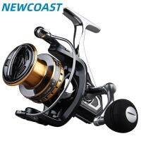 NEWCOAST Fishing Reel GL2800-7800 6BB โลหะเต็มรูปแบบ Spinning Reel 4.6:1 Max Drag12KG น้ำเค็ม Long Shot อุปกรณ์ตกปลา