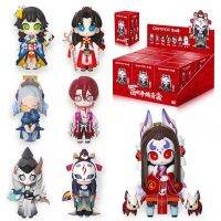 Onmyoji ของแท้ 4 กล่องบับเบิ้ลมีความสนุกสนานในโลกใหม่ตุ๊กตาเล่นอินเทรนด์รูป NetEase เกมตกแต่งอุปกรณ์ต่อพ่วง