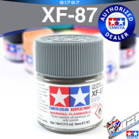 ⭐️ TAMIYA 81787 XF-87 XF87 IJN GRAY MAIZURU ARSENAL สีเทาด้าน ACRYLIC PAINT MINI COLOR 10ML สีอะครีลิกสำหรับพลาสติก โมเดล VCA GUNDAM