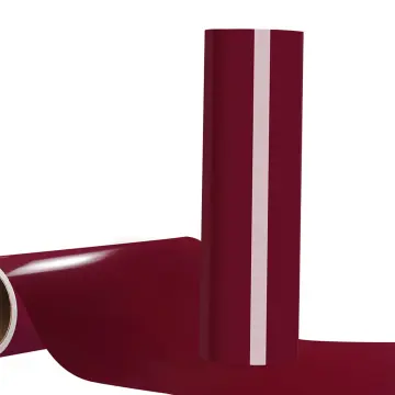 Maroon Red Heat Transfer Vinyl for Most Fabrics Cricut, Silhouette