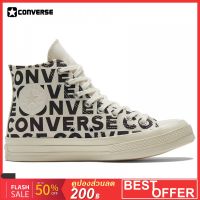 Converse All Star 1970s High Sail Black Laser Reflective Letters Sneakers 172511C รองเท้าลำลอง รุ่นท็อป โดดเด่นด้วยการออกแบบและลายที่สวย เป็นเอกลักษณ์ ไม่