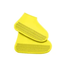 Vintage Rubber Boots Reusable Latex Waterproof Rain Shoes Cover Non-Slip Silicone Overshoes Boot Covers Unisex Shoes Acc