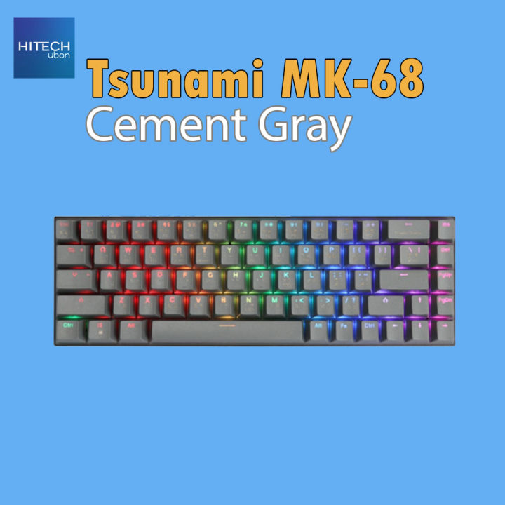 ประกัน-2ปี-tsunami-mk68-keyboard-86-key-mechanical-gaming-blue-switch-red-switch-brown-switch-คีบอร์ด-คีบอร์ดเกมมิ่ง-kit-it
