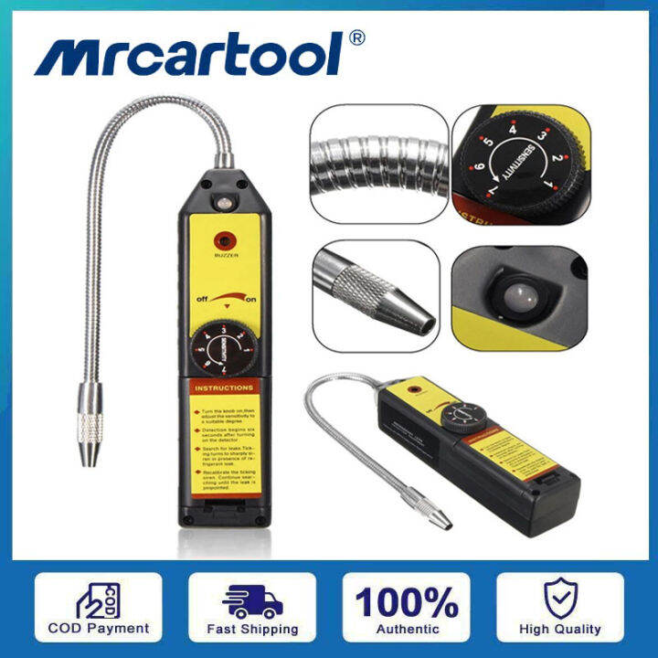 MRCARTOOL Penganalisis Gas Freon Detektor Kebocoran Gas, CFC HFC ...