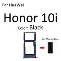 ถาดอ่านซิมการ์ดซ็อกเก็ตสำหรับ Huawei Honor View 10 Lite 10i Bkl-al00 Al20 Tl00ขั้วต่อภาชนะ Adapter Micro Sd