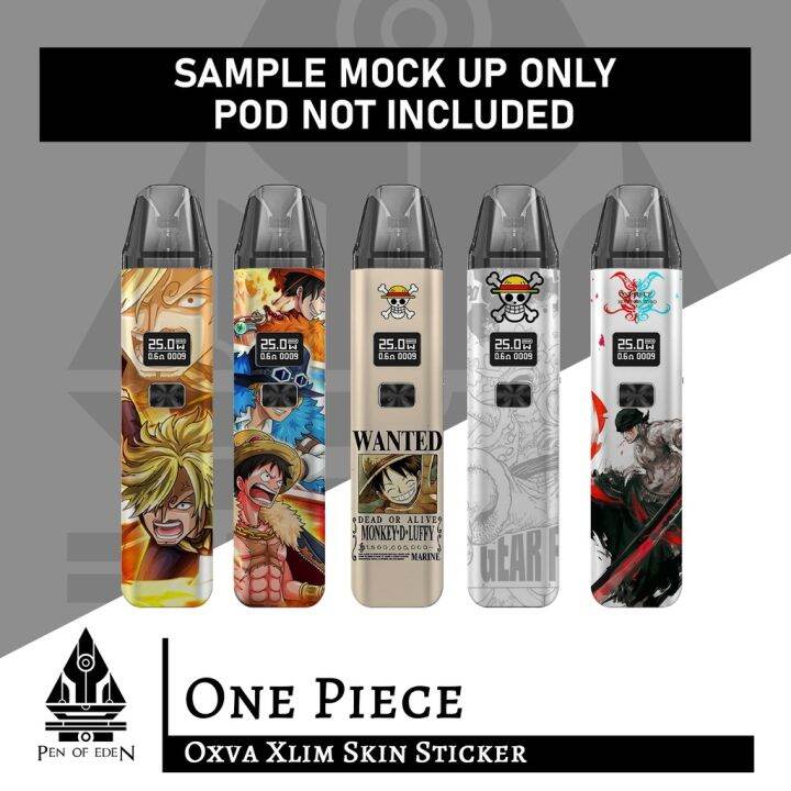 One Piece Oxva Xlim Skin Sticker (STICKER ONLY! DEVICE IS NOT INCLUDED ...