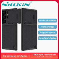 Nillkin เคส เคสโทรศัพท์ Samsung Galaxy S22 S23 Ultra Plus Case Textured S Back Cover with Upgraded Slide Camera Lens Protection