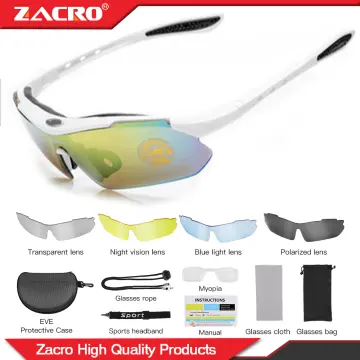 Zacro Cycling Glasses Polarized Bicycle Sunglasses Men Women UV400