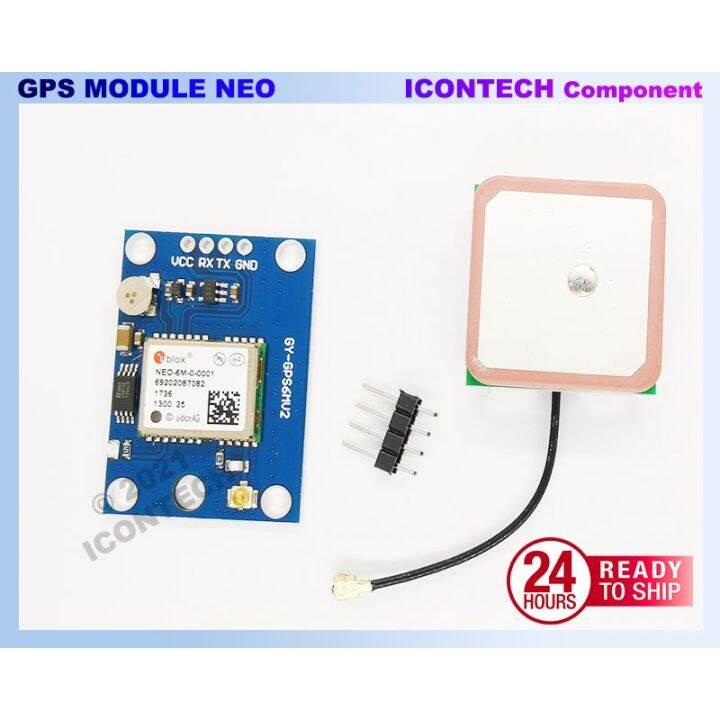 GPS Module NEO 6M Receiver Ceramic Antenna GPS Arduino Ublox | Lazada