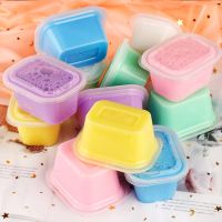 Hot Selling Rainbow Fluffy Slime 120ml DIY Butter Cream Slime Mud Cotton Slime Clay For Kids Fidget Toys