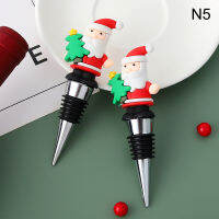 Jingg 1PC Bar อุปกรณ์เสริมแชมเปญขวดไวน์ stoppers Christmas Bar Decoration