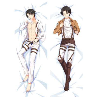 ปลอกหมอนคอสเพลย์ Attack On Titan Shingeki no Kyojin Levi Ackerman ขนาด 60x180 ซม.