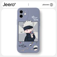 ✼ Jeero เคสไอโฟน เคสซิลิโคนนุ่มขอบเหลี่ยมกันกระแทกการ์ตูนอนิเมะตลก เคสโทรศัพท์ Compatible for iPhone 13 12 11 Pro Max SE 2020 X XR XS 8 7 6 6S Plus พลัส HFF230