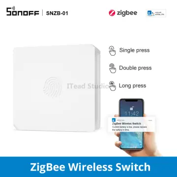 Buy Wholesale China Sonoff Zigbee Wireless Switch Snzb-01p Zigbee
