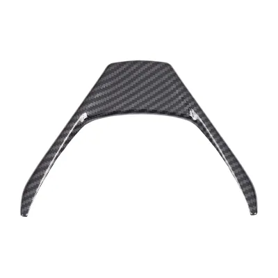 Carbon Fiber Steering Wheel Cover Interior Steering Wheel Frame Trim for Toyota RAV4 2014-2018