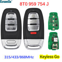 34 Button Smart Remote Key Keyless Go 315MHz 433MHZ 868MHz for Audi Q5 A4L A5 A6 A7 A8 RS4 RS5 S4 S5 8T0 959 754J8T0 959 754 J