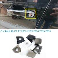 【CW】 Car Front Left Door Handle Hole Cover Lock A6 C7 A7 2012 2013 2014 2015 2016 Accessories