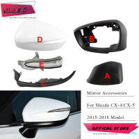 ZUK Car Exterior Rearview Mirror Accessories Mirror Cover Housing Frame Turn Signal For Mazda CX-4 CX-5 2015 2016 2017 2018