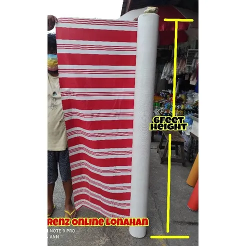 Per Meter Stripe Tolda Trapal 6ft Height x per meter sa haba / Diy Lona ...