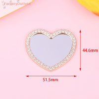 FactoryOutlete?Cheap? 1/12 dollhouse Miniature อุปกรณ์เสริมเฟอร์นิเจอร์ Miniature round Makeup Mirror