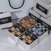 ของแท้ Gdecc ผู้ชายรุ่นใหม่สไตล์วินเทจพิมพ์กางเกงบ็อกเซอร์ผ้าไหมน้ำแข็งหรูหราแฟชั่นชุดของขวัญ