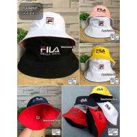 หมวก FlLA Bucket หมวกบักเก็ตฟิล่า หมวกแฟชั่นเกาหลี หมวกชาวประมง งานปัก คุณภาพ 100% ส่งจากไทย