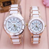 Fashion casual women 039;s anti-ceramic quartz watch Korean version of fresh female student watches trend waterproof couple watches. 【BYUE】