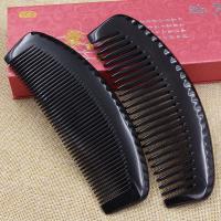 Buy one get one authentic natural blackwatercomb anti-static head massage wooden comb more large wide tooth comb