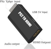 【cw】 Audio Video Converter 480i/480p/576i with 3.5mm Output for PS2 to HDMI-compatible All Display Modes ！