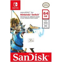 ✜ NSW SANDISK 64GB MICRO-SDXC CARD FOR NINTENDO SWITCH  (เกมส์  Nintendo Switch™ By ClaSsIC GaME OfficialS)
