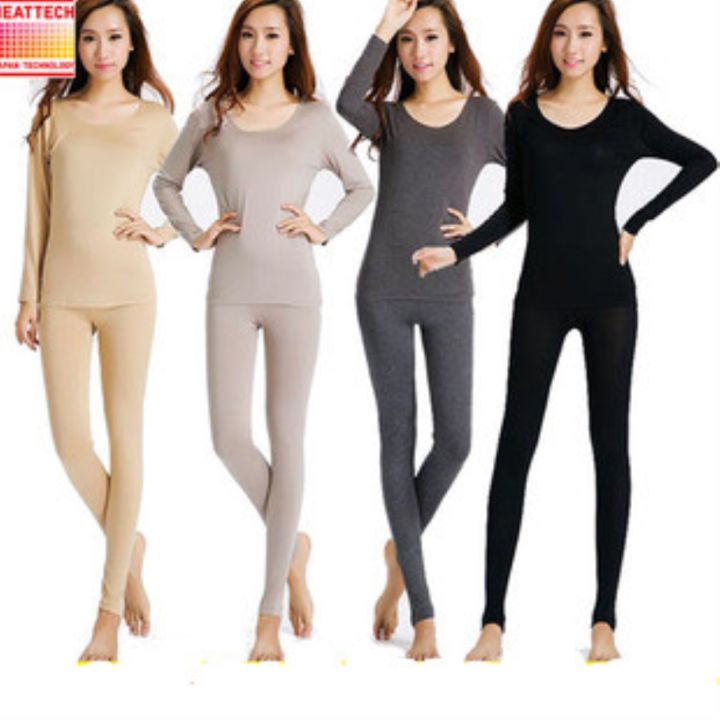 Uniqlo Heattech Counters Authentic Female Heattech Spontaneous Thermal Underwear Suits Far