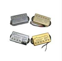 อัพเกรด Gold Chrome Humbucker Alnico Pickups 4C ตัวนำสายไฟ Sutiable สำหรับ Gibson กีตาร์อื่นๆ