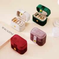 Plush Ring Box Jewelry Box Ring Storage Box Necklace Storage Box Jewelry Organizer Mini Ring Box Ring Holder Box