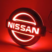 Hot New Upgrade Red Auto 5D LED Car Tail Logo Light Badge Emblem For Nissan X-TRAIL TIIDA zhi