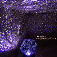 Led night light lamp starry sky projector home planetarium Christmas gift DIY for child decoration bedroom remote 7colors USB 5v