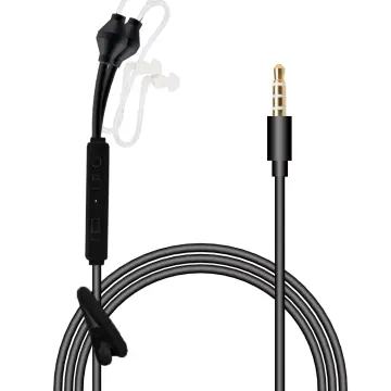 Air Spiral Tube Headphone In Ear Anti-radiation Earpiece Professional  Security Headset 3.5mm Wired Stereo Earphone