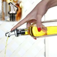 △☊ﺴ Oil Sprayer Wine Pourers Lock Sauce Boat Bottle Stopper Liquor Dispenser Leak-proof Bottle Oil Dispenser For Kitchen Accessories