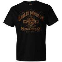 ผู้ชาย Harley-Davidson Mens Black Short-Sleeve Graphic T-Shirt - Kandahar Air Base Stressed Label sale เสื้อ