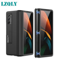 Case for Samsung Galaxy Z Fold 2 5G Hinge Magnetic Adsorption Phone Cover Hard Plastic Bracket Phone Case