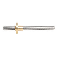 8มม.เกลียวAcmeสแตนเลสLeadscrew + T8 NutสำหรับCNC 3Dเครื่องพิมพ์Reprap