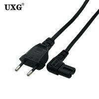 90 Degree EU Power Cable 2pin IEC320 C7 Extension Cord For Dell Laptop Charger Canon Epson Printer Radio Speaker PS4 XBOX One S Wires  Leads Adapters