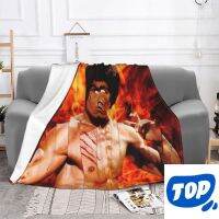 KPOP☸Bruce Lee Carpet Living Room Flocking Textile A Hot Bed Blanket Bed Covers Luxury Blanket Blank