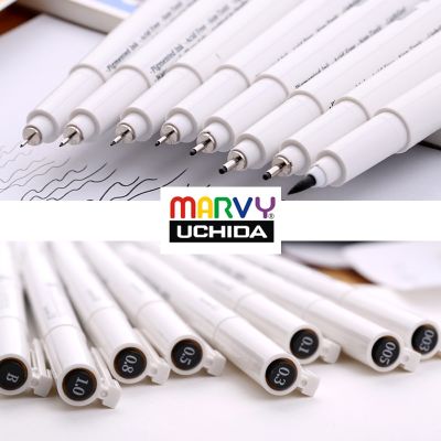 Japan MARVY Pigma Micron Liner Drawing Marker Pens Fine Tip 0.03/0.05/0.1/0.2/0.3/0.4/0.5/0.6/0.7/0.8/1.0mm/Brush Art Needle pen
