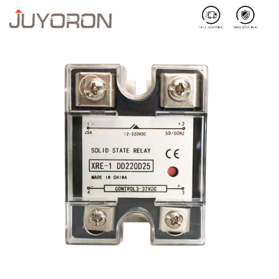 25DD 60A 40DD 60DD SSR เฟสเดียว DC ควบคุม DC Solid State Relay 10A SSR-10DD ระบายความร้อน3-32VDC 220VDC 600V รีเลย์