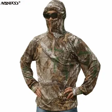 New Summer Outdoor Bionic Camo Fishing Clothing Sunscreen Cool