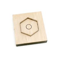 Japan Steel Blade Hexagon Leather Wooden Cutting Die Steel Rule Metal Die Cutter Mold For DIY Leather Punch Crafts Kraft Tool