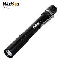 Wurkkos WK02 Portable Super Mini LED Penlight 2*AAA Flashlight EDC 300 Lumens SST20 IPX68 Waterproof 3 Mode Repair Campaigns