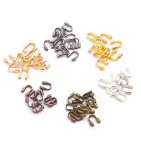 【CW】 100pcs/lot 4x4mm Wire Protectors Guard Guardian loops U Accessories Clasps Jewelry Making