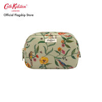 Cath Kidston Classic Cosmetic Case  Summer Birds Green กระเป๋า กระเป๋าเครื่องสำอาง กระเป๋าสีเขียว กระเป๋าลายดอกไม้ กระเป๋าแคทคิดสตัน