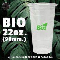 แก้วพลาสติก FPC Bio FP-22oz.Ø98 พร้อมฝา [50ชุด]